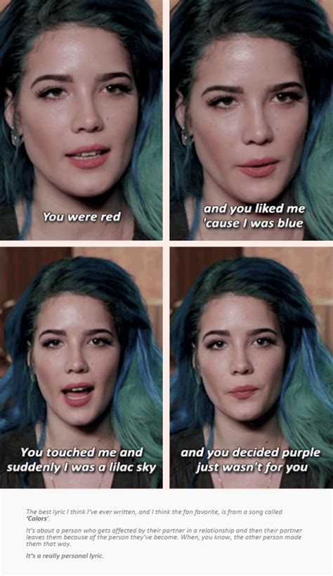 halsey colors meaning